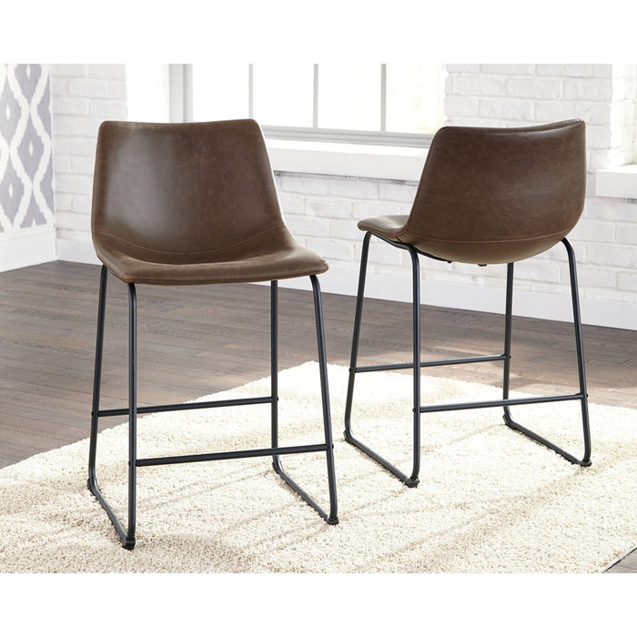 Centiar Counter Height Stool - Brown - (D372-124)