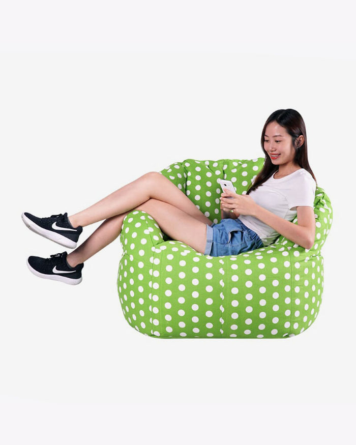 Chilla Fabric Bean Bag Green