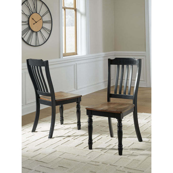 Clorazi Dining Chair - Black/Brown - (PCD619-01)