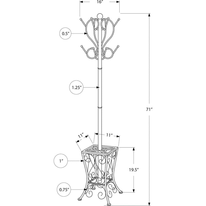Coat Rack - Black