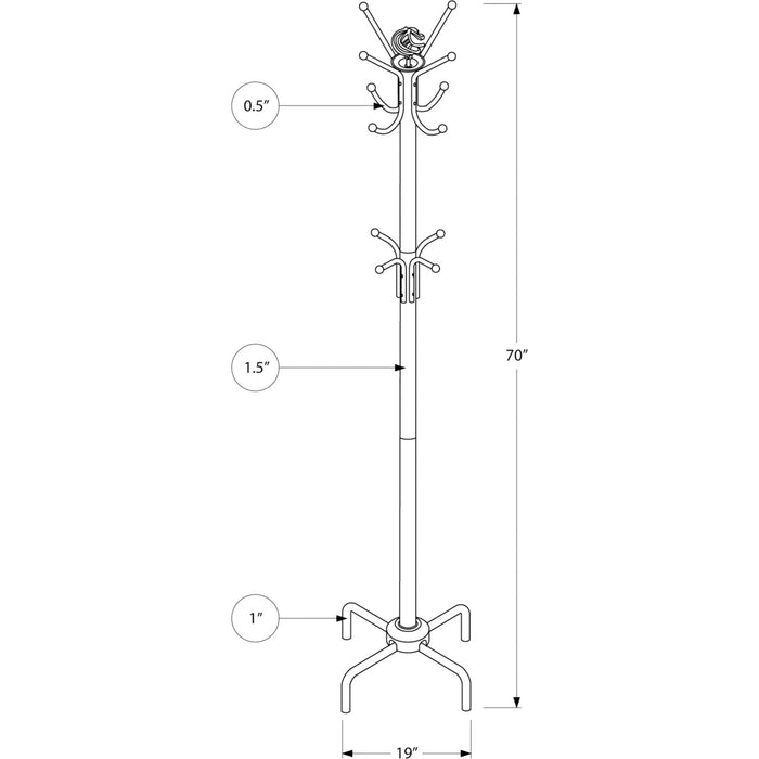 Coat Rack - White