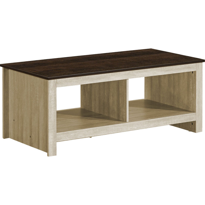 Coffee Table - Light Beige/Dark Oak