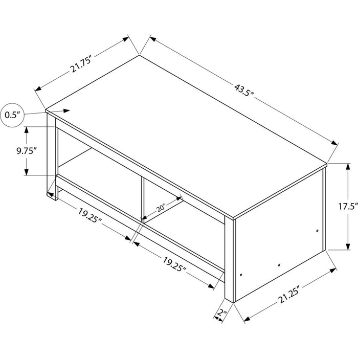 Coffee Table - Rustic Grey