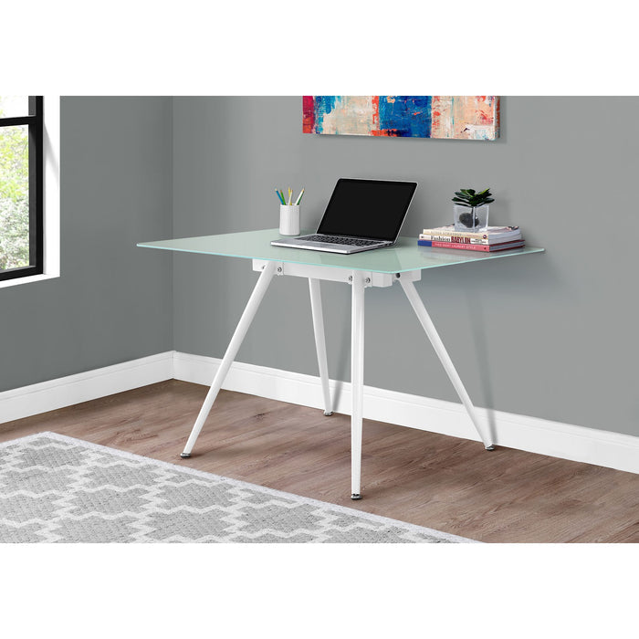 Computer Desk - 28"x 48" - 8mm Tempered Glass