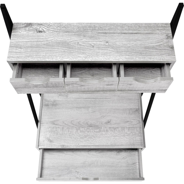 Computer Desk - 32"l - Black Metal