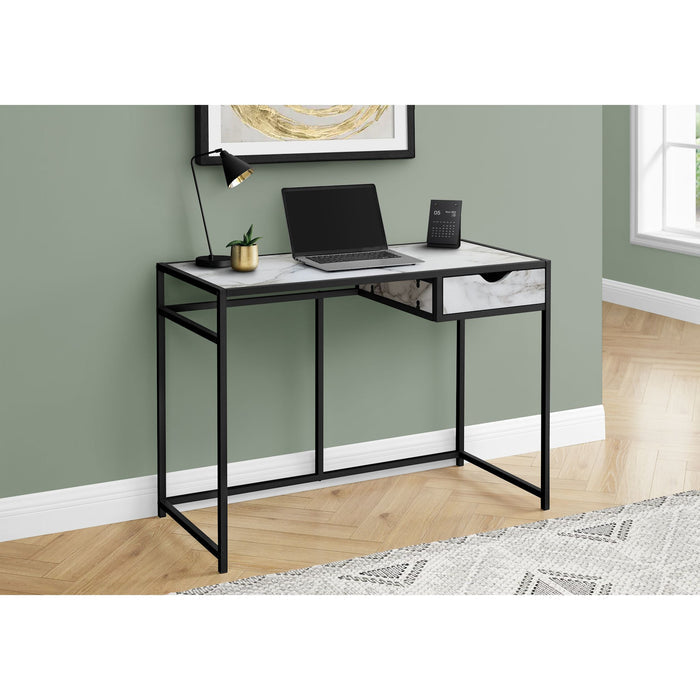 Computer Desk - 42"l - Black Metal