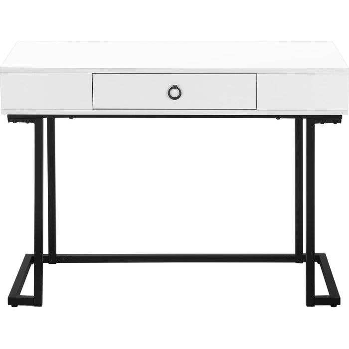Computer Desk - 42"l - Black Metal