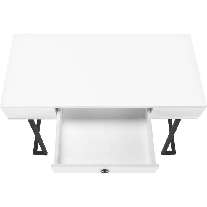Computer Desk - 42"l - Black Metal