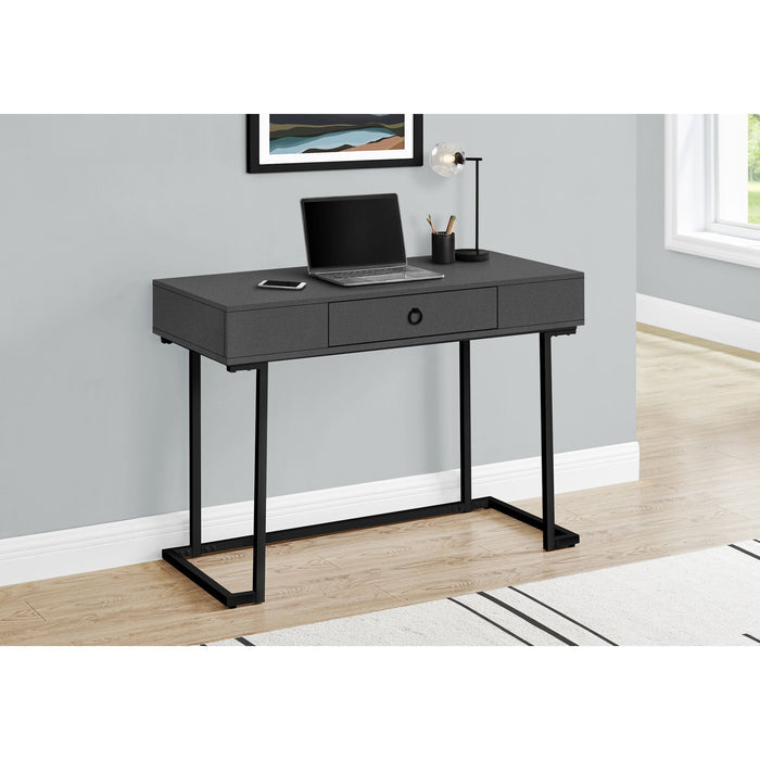 Computer Desk - 42"l - Modern - Black Metal