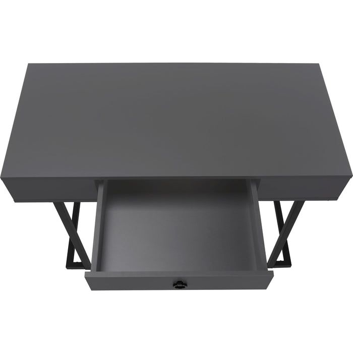 Computer Desk - 42"l - Modern - Black Metal