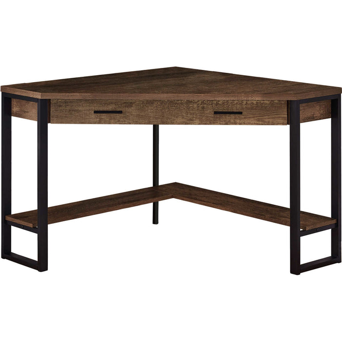 Computer Desk - 42"l - Reclaimed Wood Corner