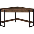 Computer Desk - 42"l - Reclaimed Wood Corner