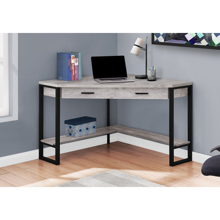 Computer Desk - 42"l - Reclaimed Wood Corner