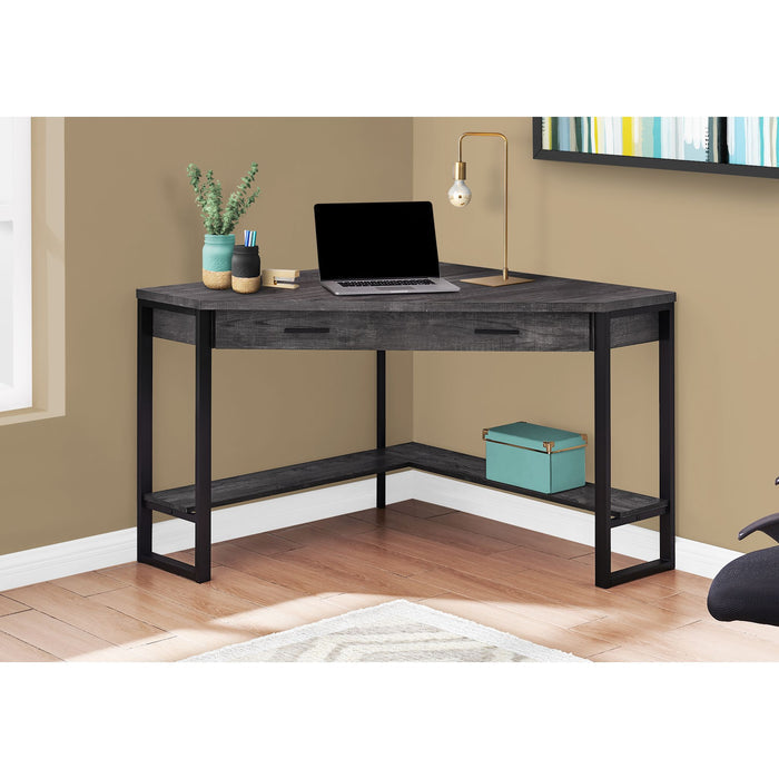 Computer Desk - 42"l - Reclaimed Wood Corner