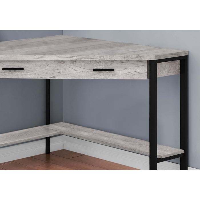 Computer Desk - 42"l - Reclaimed Wood Corner