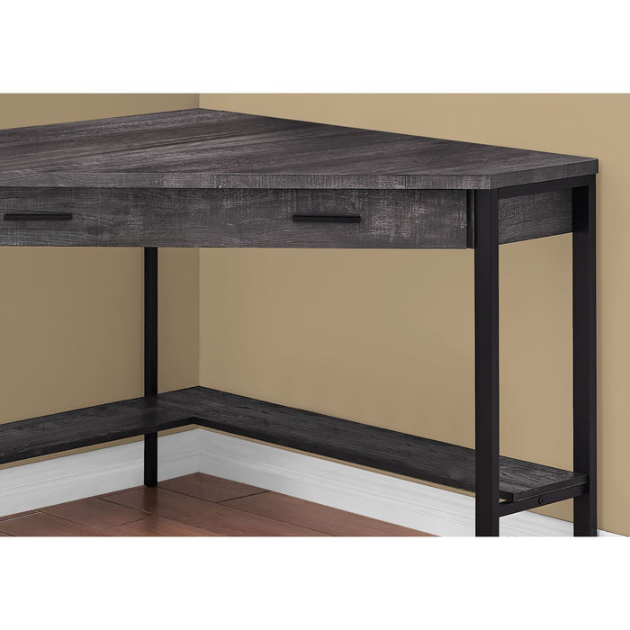 Computer Desk - 42"l - Reclaimed Wood Corner