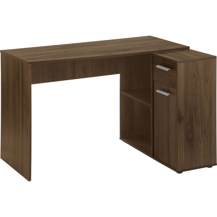 Computer Desk - 46"l - Dark - Storage Cabinet