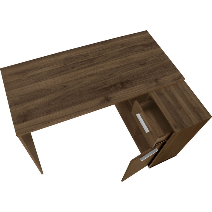 Computer Desk - 46"l - Dark - Storage Cabinet