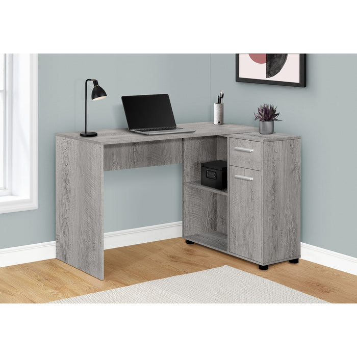 Computer Desk - 46"l - Industrial - Storage Cabinet