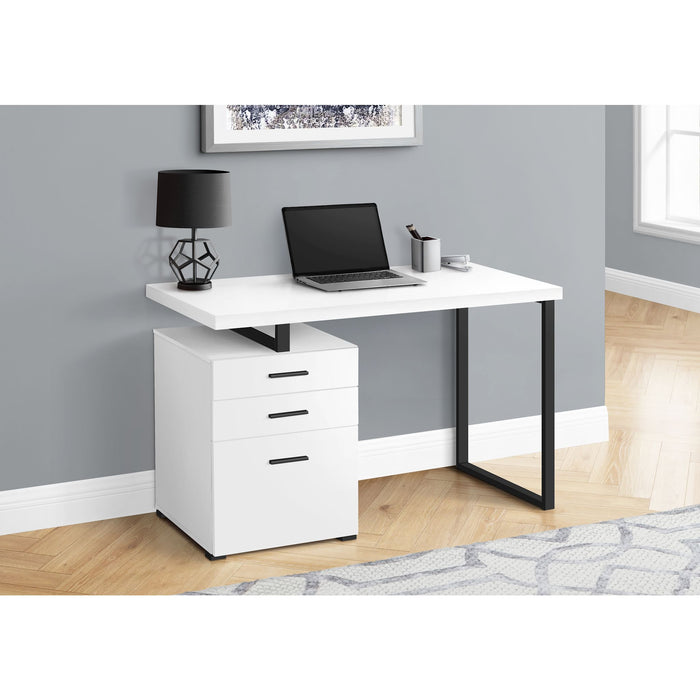 Computer Desk - 48"l - Black Metal - L/R Face