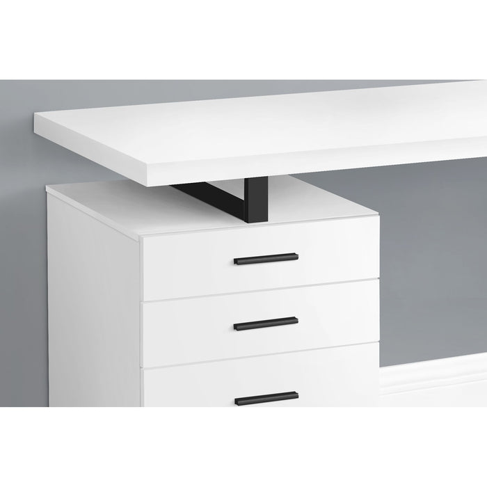 Computer Desk - 48"l - Black Metal - L/R Face