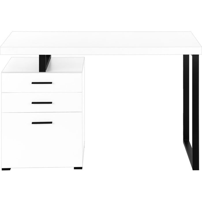 Computer Desk - 48"l - Black Metal - L/R Face