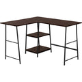 Computer Desk - 48"l - Black Metal Corner