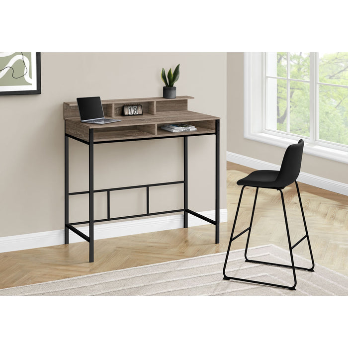 Computer Desk - 48"l - Black Standing Height