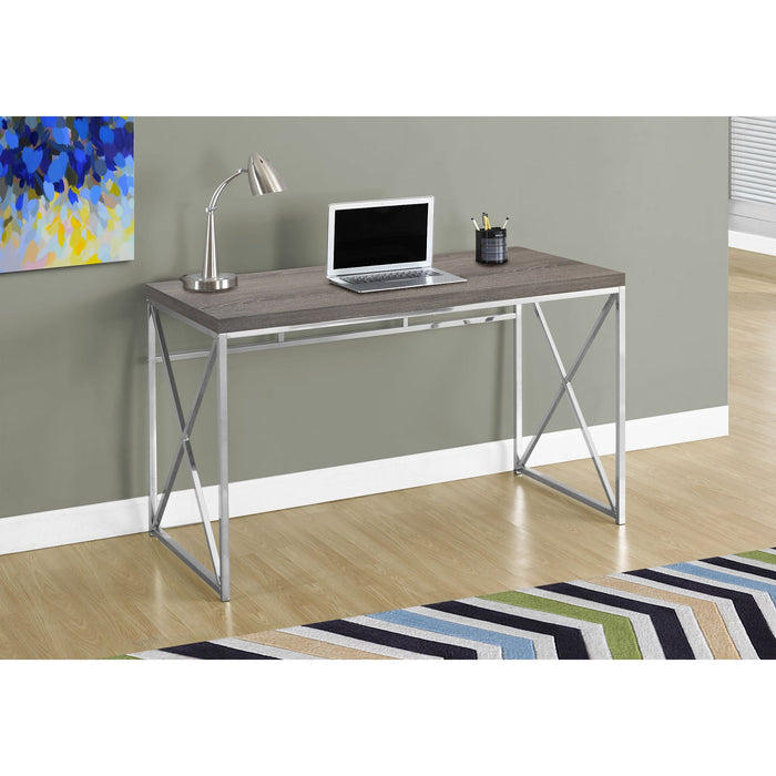 Computer Desk - 48"l - Chrome Metal