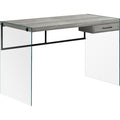 Computer Desk - 48"l - Glass Panels