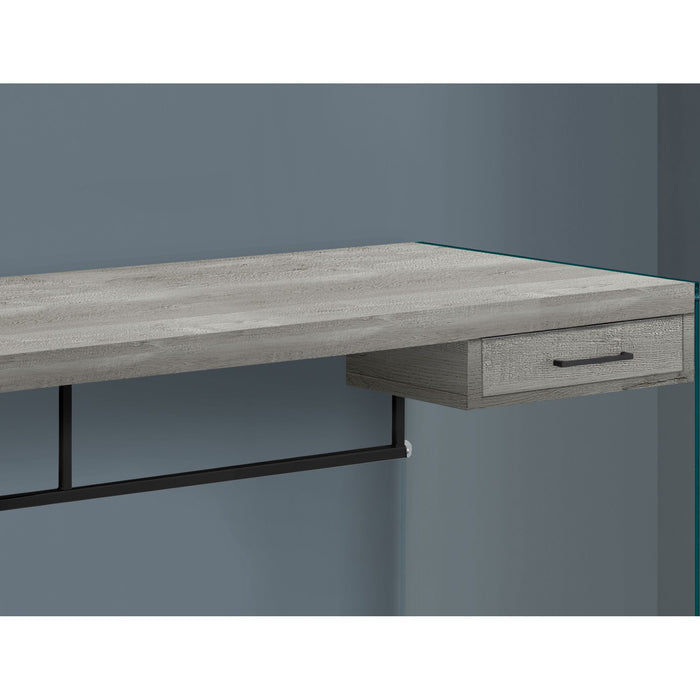 Computer Desk - 48"l - Glass Panels
