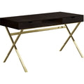 Computer Desk - 48"l - Gold Metal