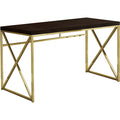 Computer Desk - 48"l - Gold Metal