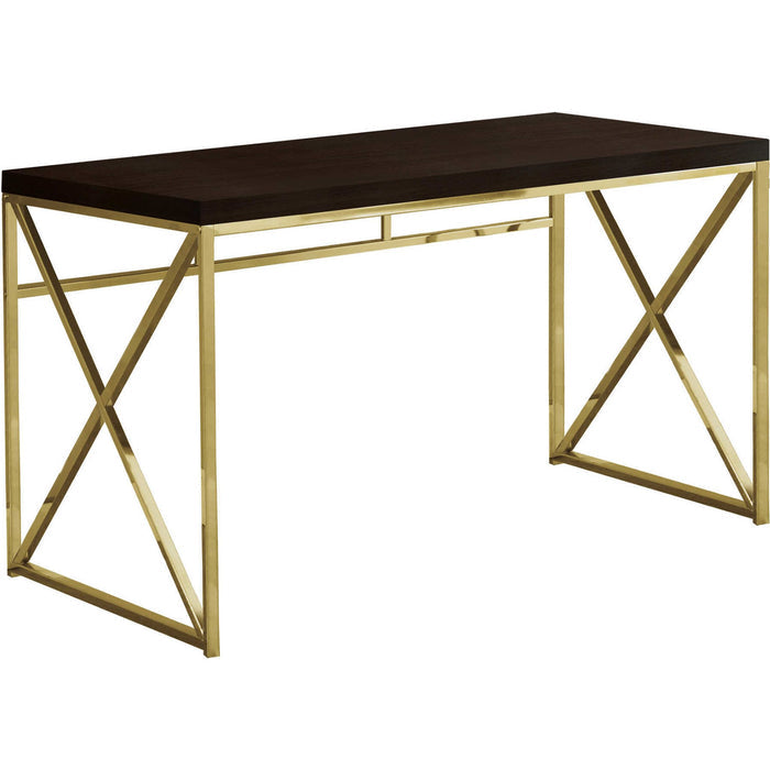Computer Desk - 48"l - Gold Metal