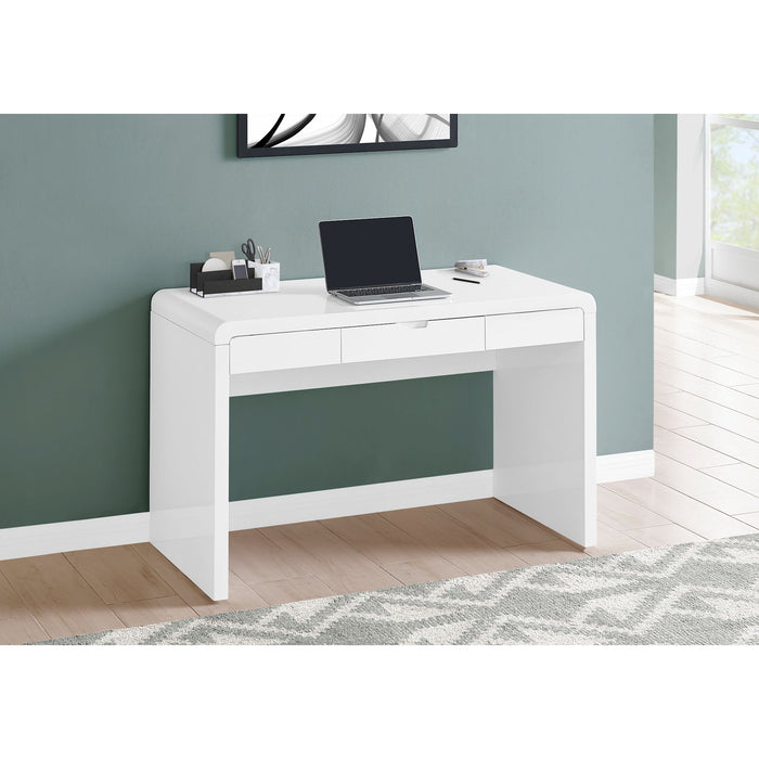 Computer Desk - 48"l - High Glossy - Storage Drawer