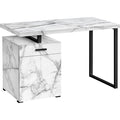 Computer Desk - 48"l - Marble Left or Right Facing