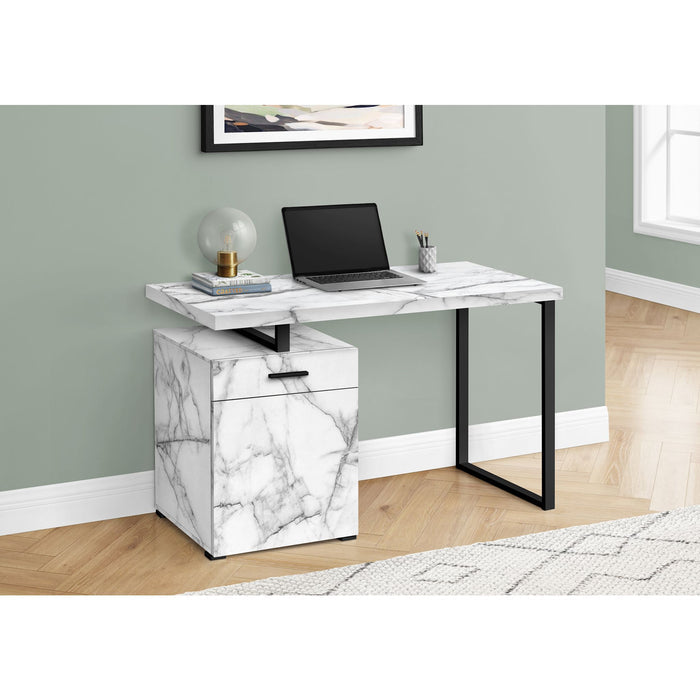 Computer Desk - 48"l - Marble Left or Right Facing