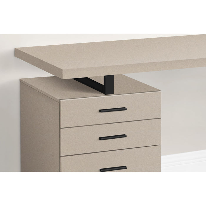 Computer Desk - 48"l - Modern - Black Metal - L/R