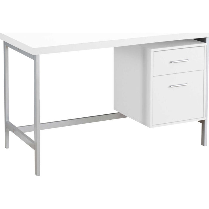 Computer Desk - 48"l - Silver Metal