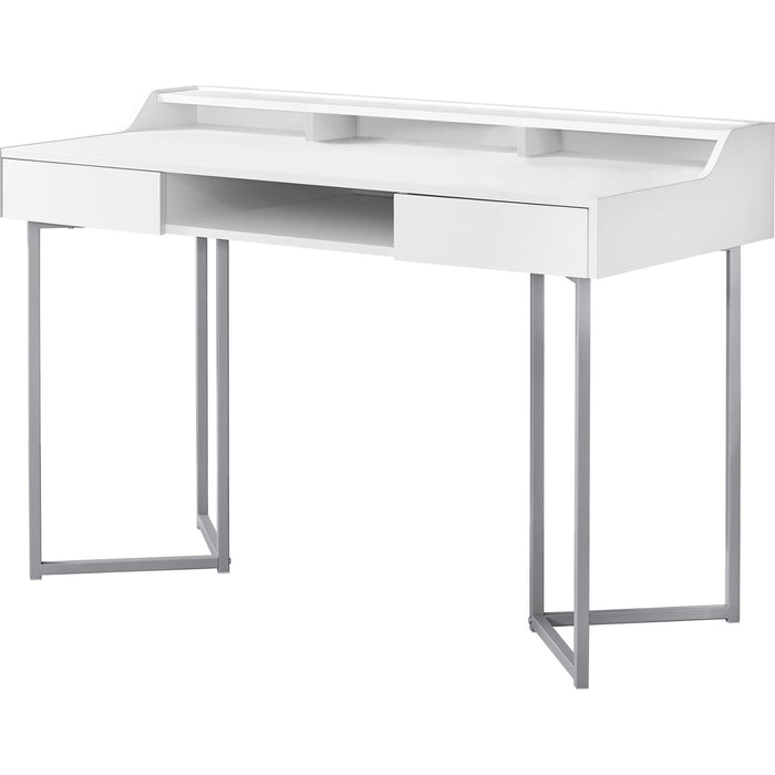 Computer Desk - 48"l - Silver Metal