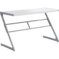 Computer Desk - 48"l - Silver Metal