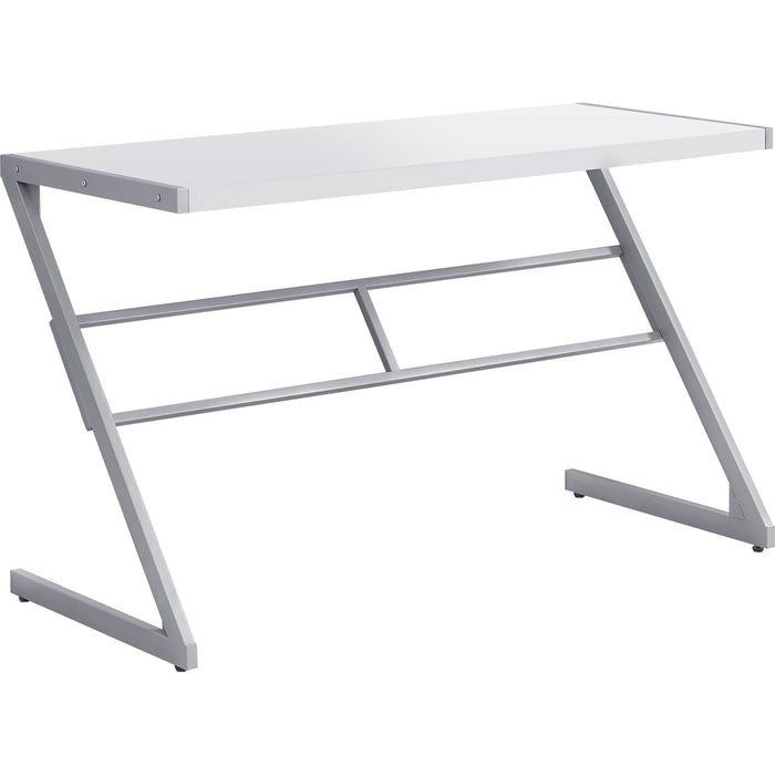 Computer Desk - 48"l - Silver Metal