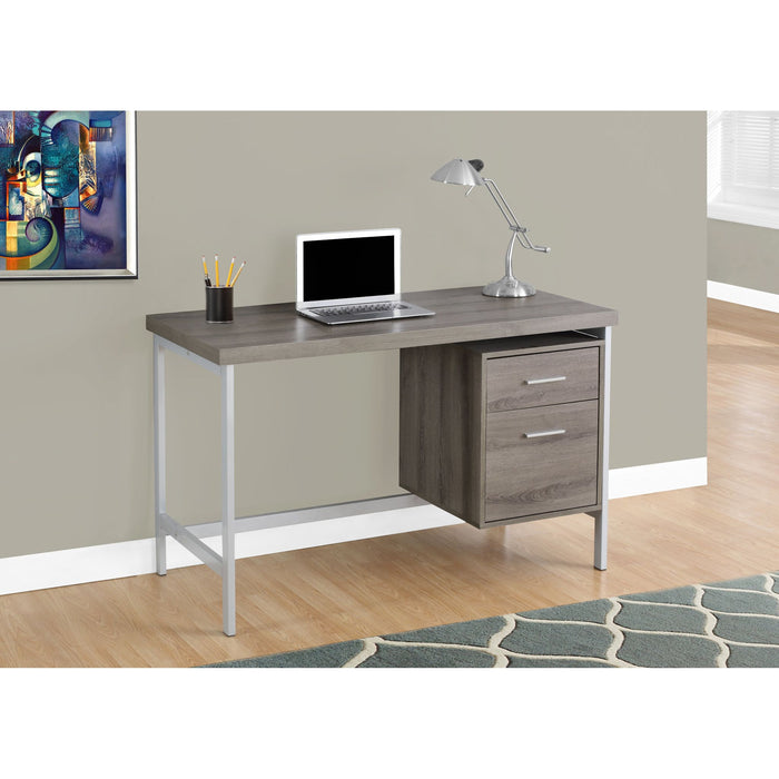 Computer Desk - 48"l - Silver Metal