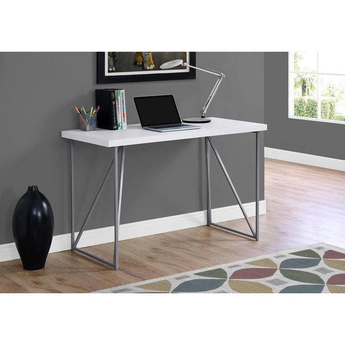 Computer Desk - 48"l - Silver Metal