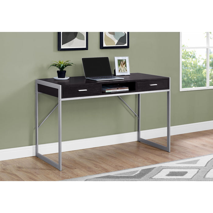 Computer Desk - 48"l - Silver Metal