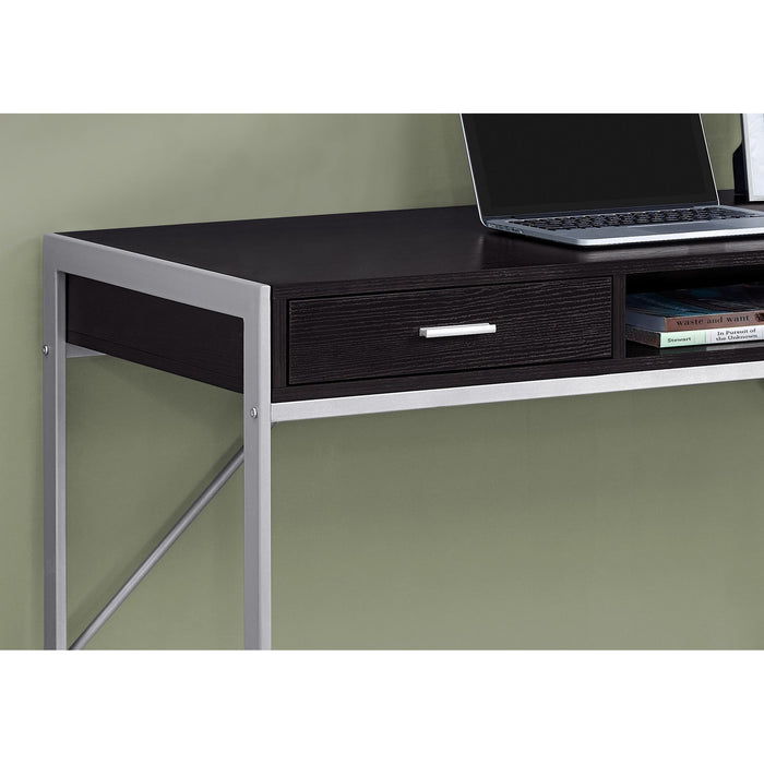Computer Desk - 48"l - Silver Metal