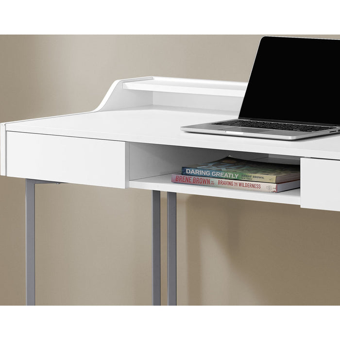 Computer Desk - 48"l - Silver Metal