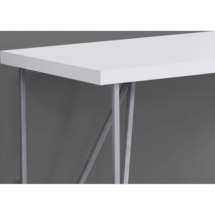 Computer Desk - 48"l - Silver Metal