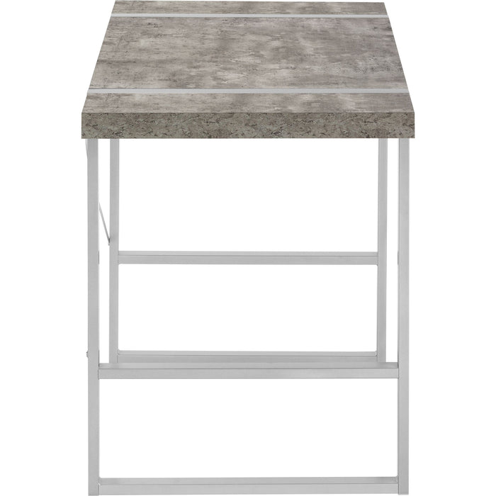 Computer Desk - 48"l - Silver Metal