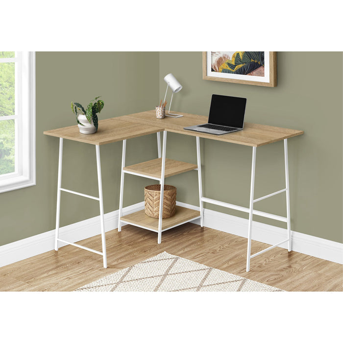 Computer Desk - 48"l - White Metal Corner